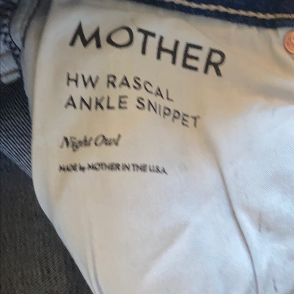 Mother The Rascal High Rise Straight Cropped Jeans - Picture 4 of 6